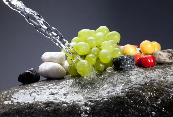 Fruits on the rock — Stock Photo, Image