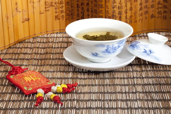 Tè cinese di gaiwan — Foto Stock