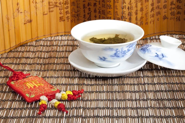 Chinesischer Gaiwan-Tee — Stockfoto