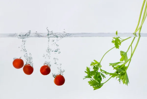 Vegetable in water — Stockfoto