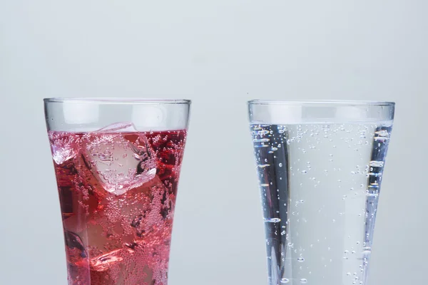 Two glass of drink — Stock Photo, Image