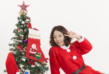 Noel kızı ve hediye