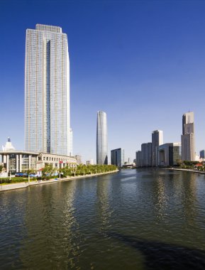 Modern bina tianjin City, Çin