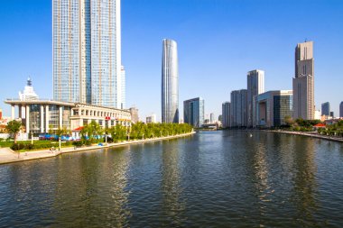 Modern bina tianjin City, Çin