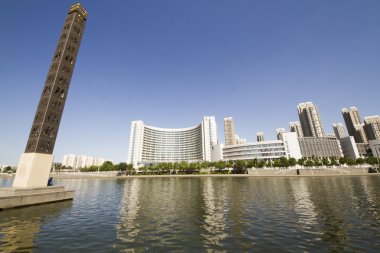 Modern bina tianjin City, Çin
