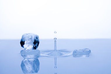 su damlaları suya düştü