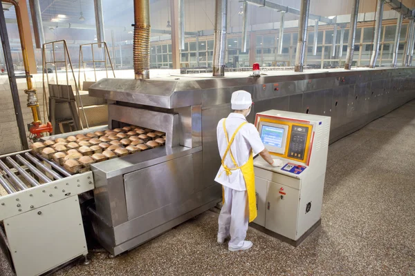 Pabrik pembuatan roti — Stok Foto