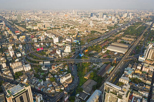 Overlooking the Bangkok City