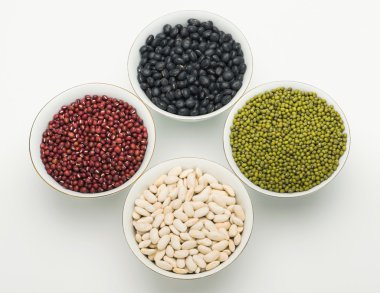 çeşitli fasulye kase