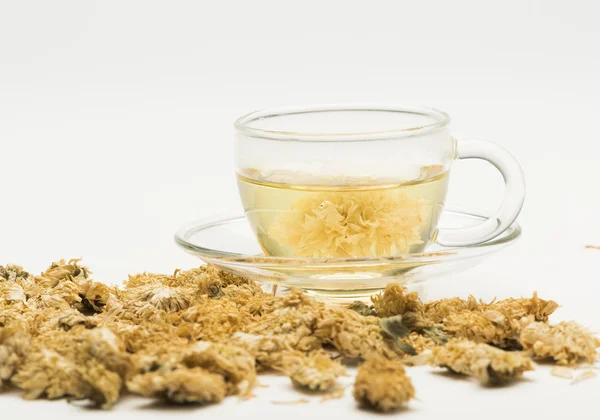 Cup of Chrysanthemum Flower Tea — Stock Photo, Image