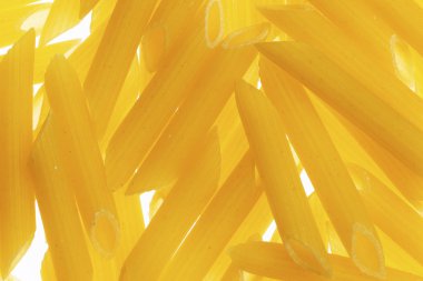 Penne rigate yakın çekim