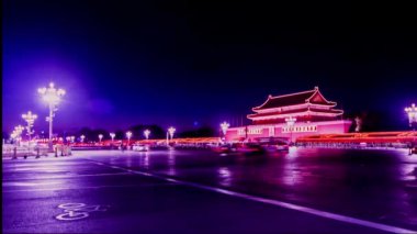 trafik ve tiananmen Meydanı'na yakın trafik hattı
