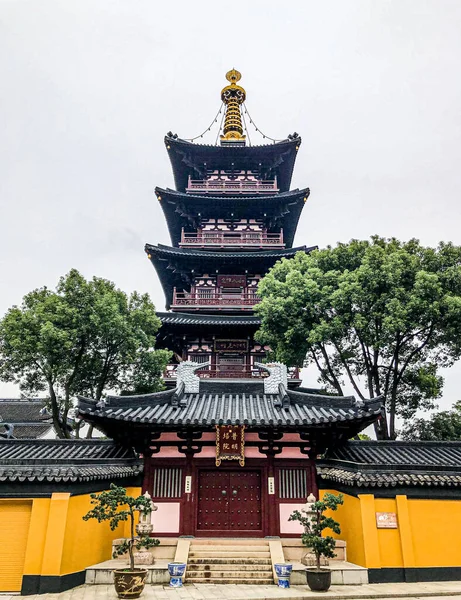 Świątynia Hanshan Suzhou City — Zdjęcie stockowe