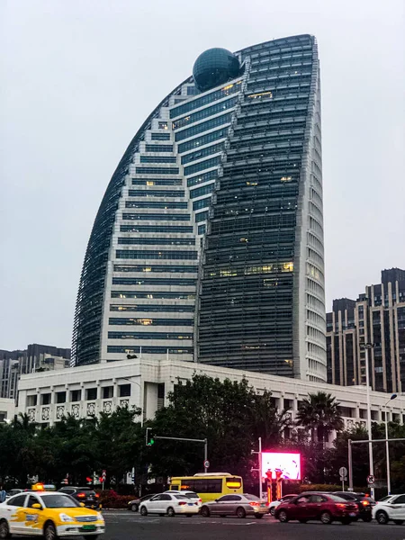 Centro Comercio Internacional Ciudad Haikou — Foto de Stock