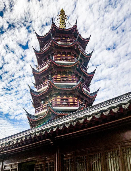 Den Jiming Temple Berömd Naturskön Plats Nanjing — Stockfoto