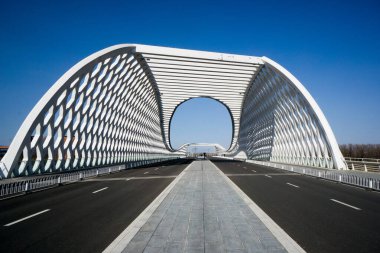 Pekin 'deki ağ köprüsü.