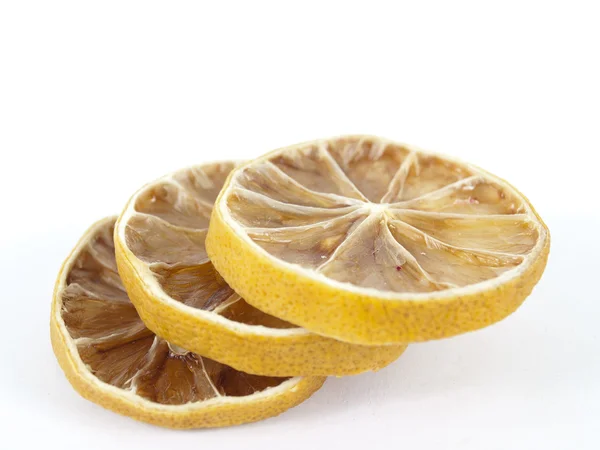 Tre segment av en citron — Stockfoto