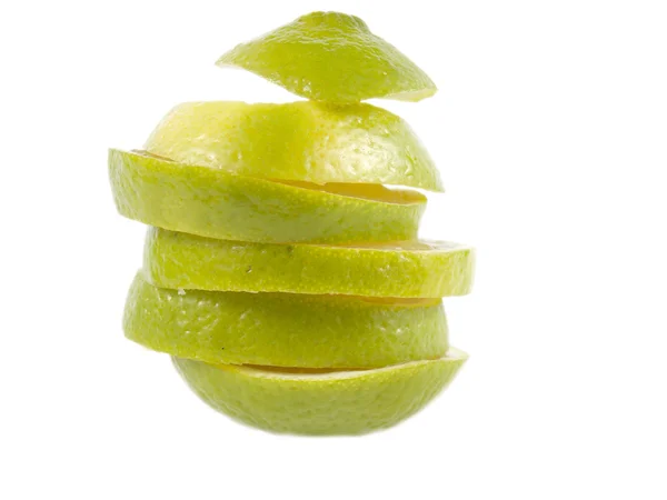 Bitar av en lime — Stockfoto