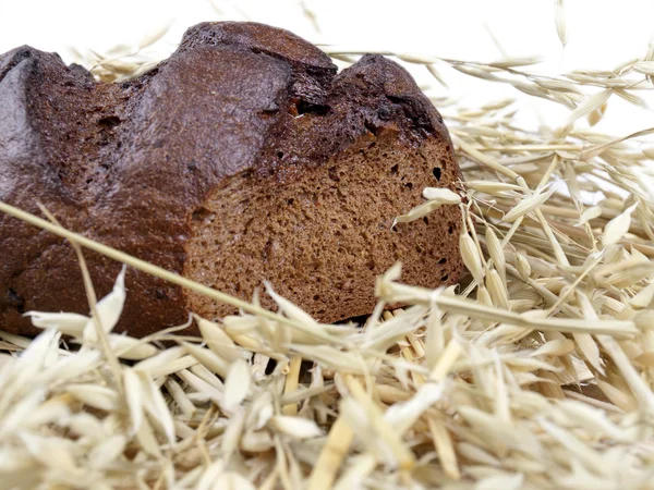 Bread on a straw — Stock Photo, Image