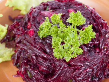 maydanoz salatası üzerine