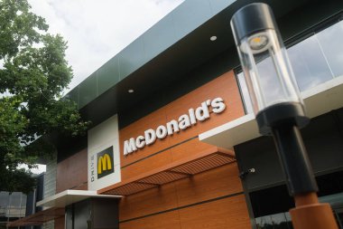 Kyiv, Ukraine - July 29, 2022: McDonalds Restaurant in Kyiv near Central Bus Station. After russian invasion in Ukraine on 24th of February, all restaurants have been temporarily closed.