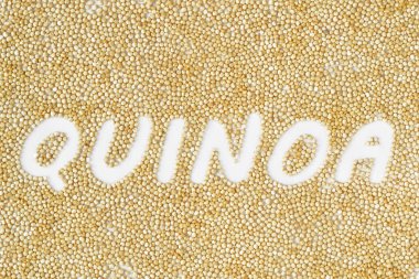 Kinoa taneleri yazıyor - Yemek fotoğrafçılığı