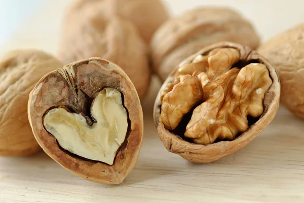Walnut Good Your Heart Brain — Stock Photo, Image