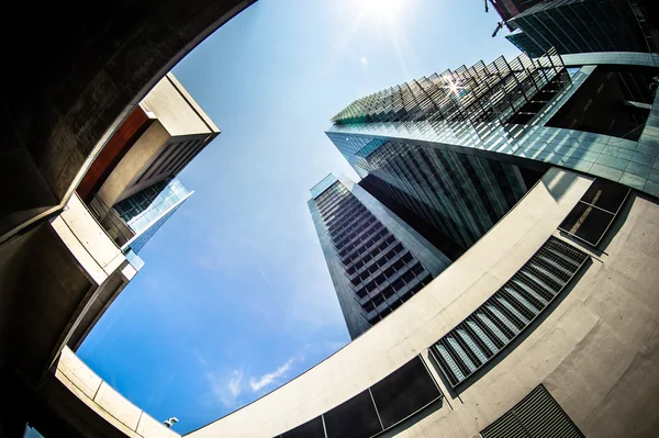 Modern buildings and blue sky — Stock Photo, Image