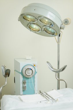 Equipment at gynecologic oncology department clipart