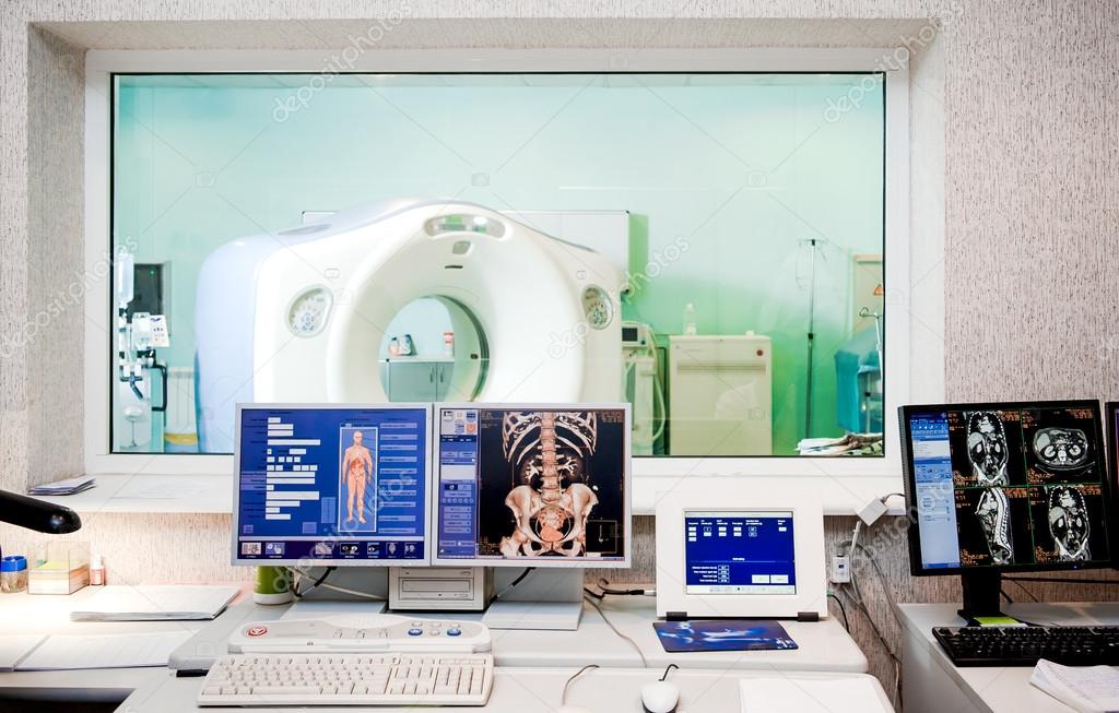 Medical equipment in oncology department at hospital