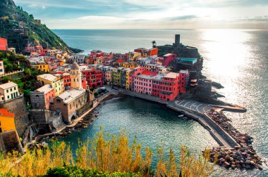 Vernazza havadan görünümü