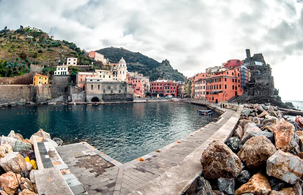 Άποψη της vernazza. Ιταλία — Φωτογραφία Αρχείου