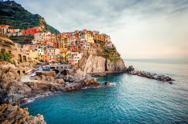 manarola görünümü. İtalya