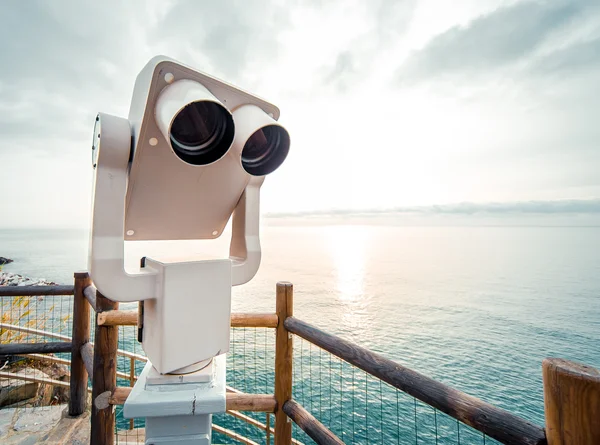 Observation desk. Manarola,Italy — Stock Photo, Image