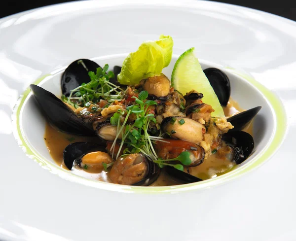 Mussel stew — Stock Photo, Image