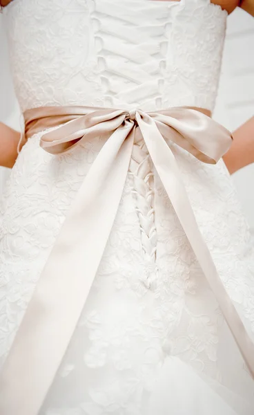 Wedding dress detail — Stock Photo, Image