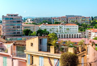Fransa cannes kentinin panoramik görünüm