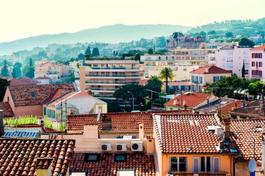 Fransa cannes kentinin panoramik görünüm
