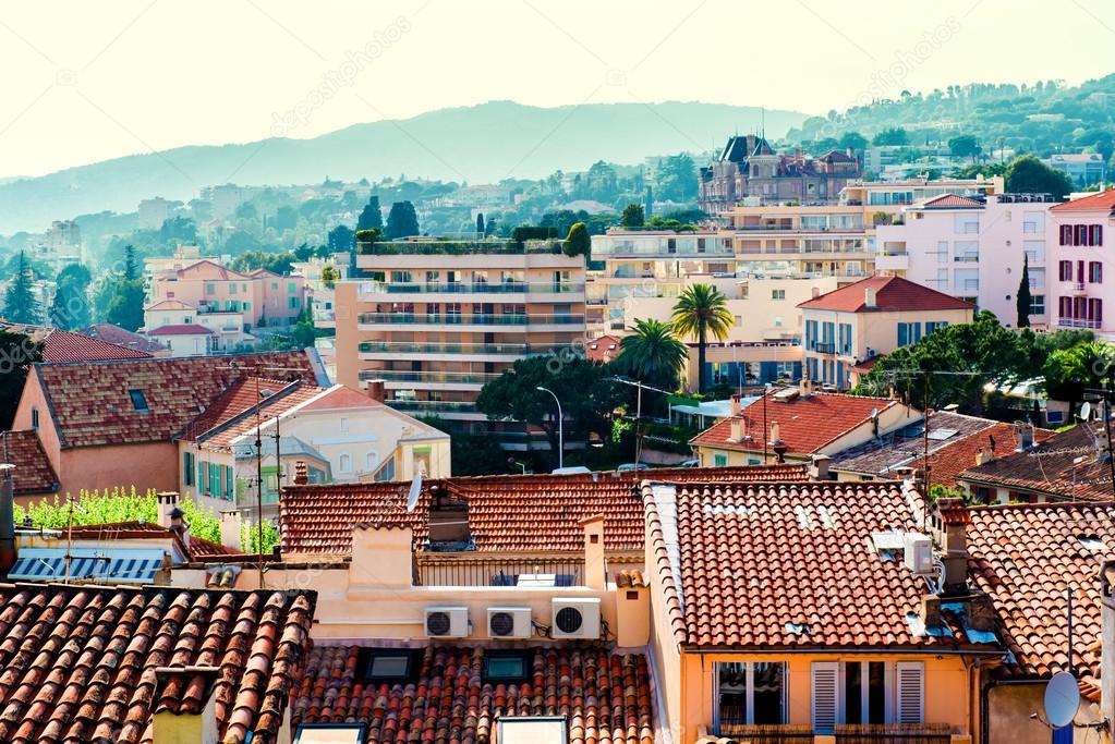 vista panorâmica da cidade de cannes, França — Fotografias de Stock