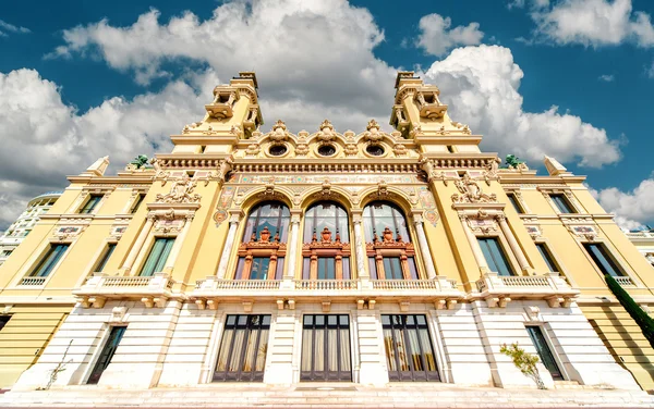 Facade of Monte-Carlo Casino and Opera House, Monaco — Stock Photo, Image