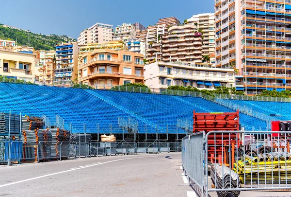 Tribune. Préparation au Grand Prix de Monaco de Formule 1 — Photo