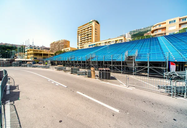 Tribune. Preparation to Formula 1 Monaco Grand Prix — Stock Photo, Image