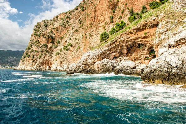 Rock a Středozemního moře v Turecku — ストック写真