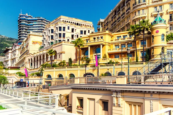 Rue vide de Monaco, beau paysage urbain — Photo