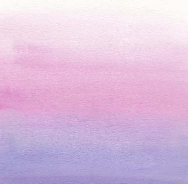 Watercolor painting. White, pink, purple gradient — Stock Photo, Image