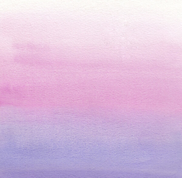 Pintura de acuarela. Blanco, rosa, gradiente púrpura — Foto de Stock