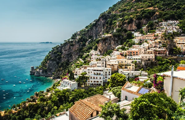 Utsikt över positano — Stockfoto