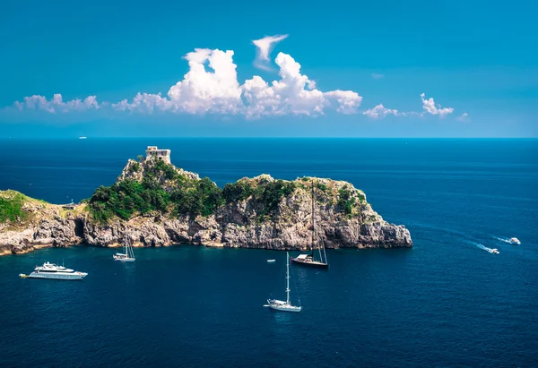 De kust van Amalfi. Italië — Stockfoto