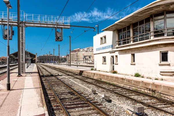 马赛圣查尔斯火车站法国 — 图库照片