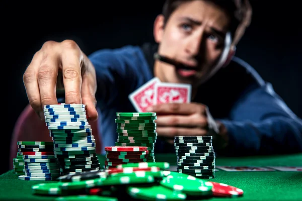 Pokerspelare — Stockfoto